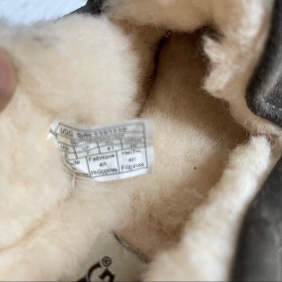 Ugg Mens Ascott Moccasin Slippers Suede GreySize 8 - Picture 11 of 16